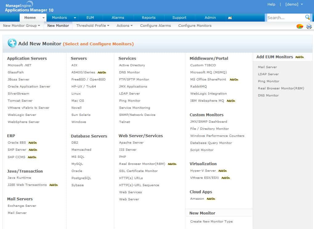 ManageEngine Applications Manager