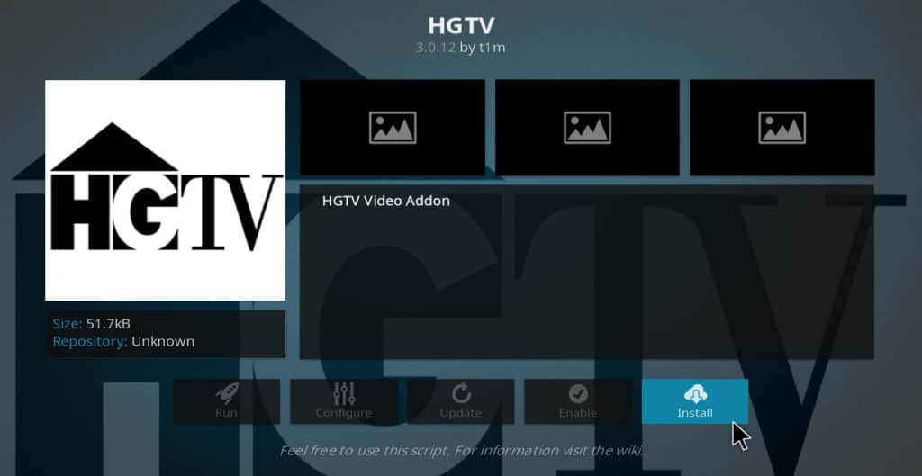 HGTV addons kodi ที่ดีที่สุด