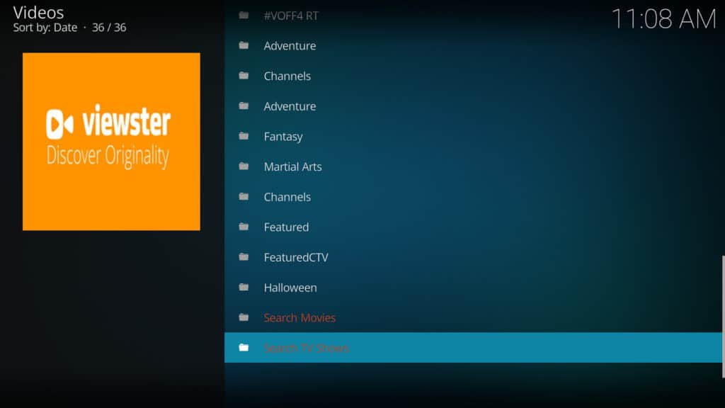 Viewster Kodi addon