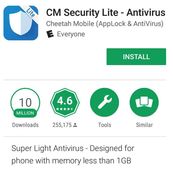 Android antivirus cm securitate