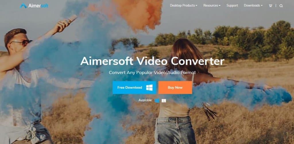 Aimersoft video konverter.