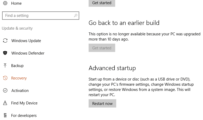 Windows 10 безопасен режим