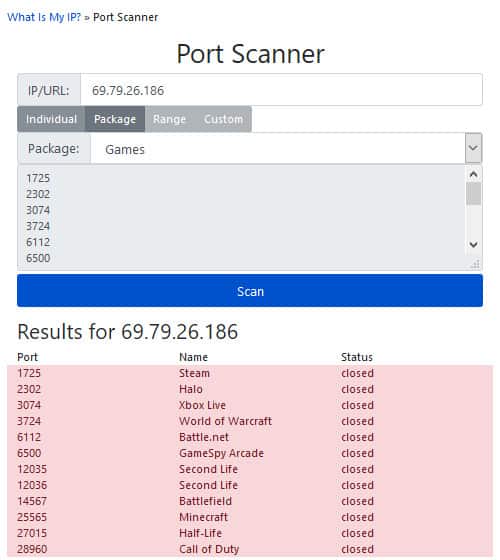 Mi az IP-m? Port szkenner