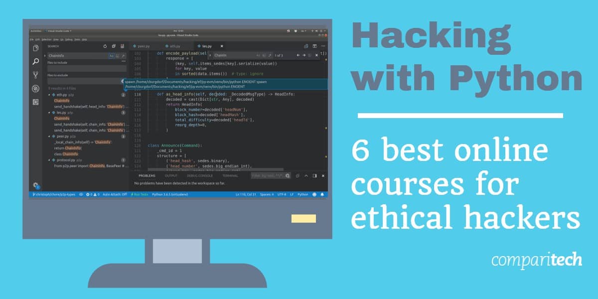Hacking cu python 6 cele mai bune cursuri online pentru hackeri etici