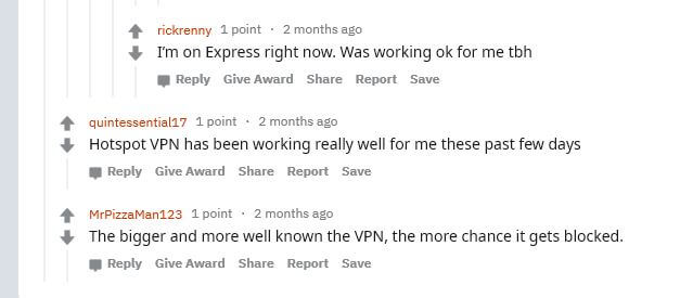 موضوع VPN Reddit China.