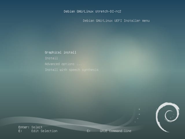 Debian نصب تصویر