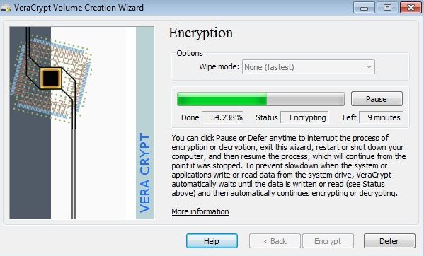 رمزگذاری پرونده ها و پوشه ها در ویندوز