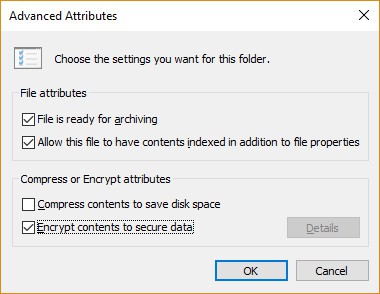 criptați fișierele și folderele în Windows