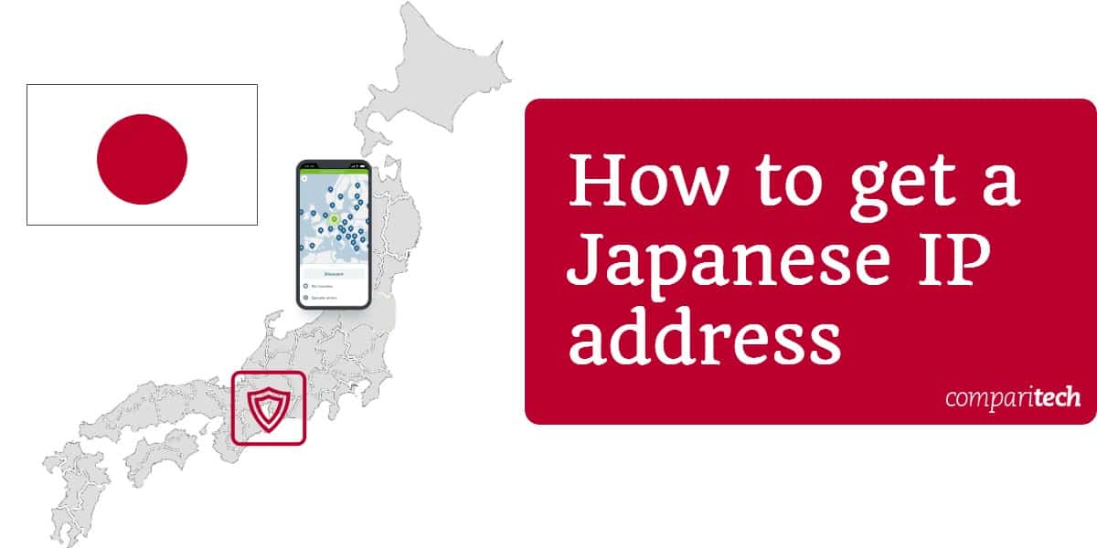 วิธีรับที่อยู่ IP ของญี่ปุ่น
