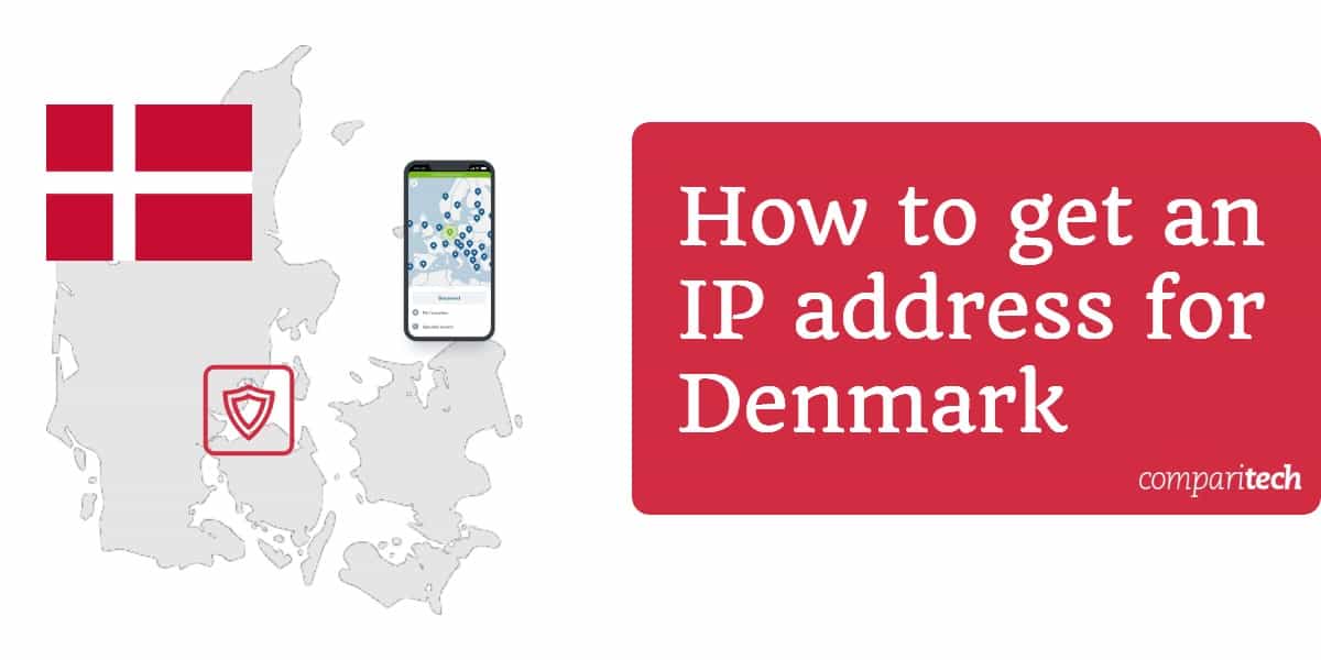 نحوه دریافت آدرس IP برای دانمارک