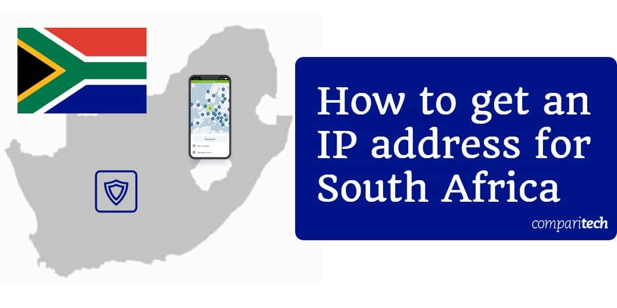 نحوه دریافت آدرس IP برای آفریقای جنوبی