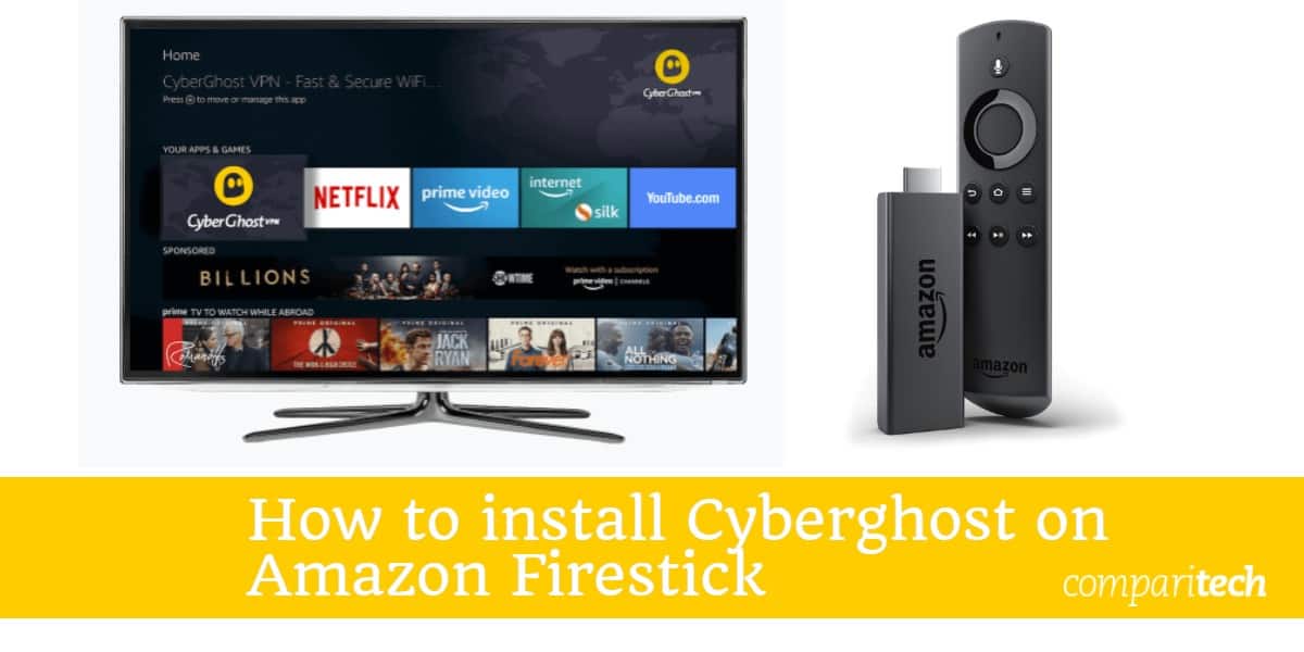 نحوه نصب CyberGhost در آمازون Fire Fire یا Fire TV (2)