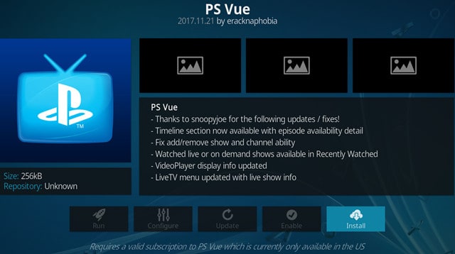 playstation vue super bow 53 bez kabela