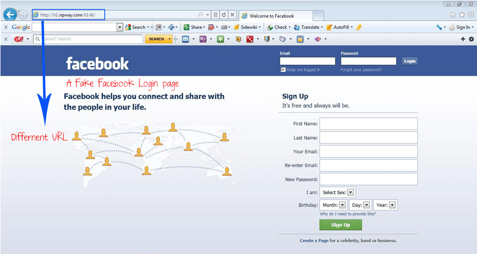 lažni facebook phishing phishing