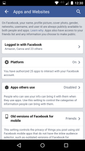 مجوزهای برنامه فیس بوک موبایل 4