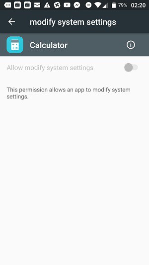 کشویی تنظیمات سیستم Android