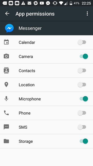Permisiunile aplicației pentru Android 4