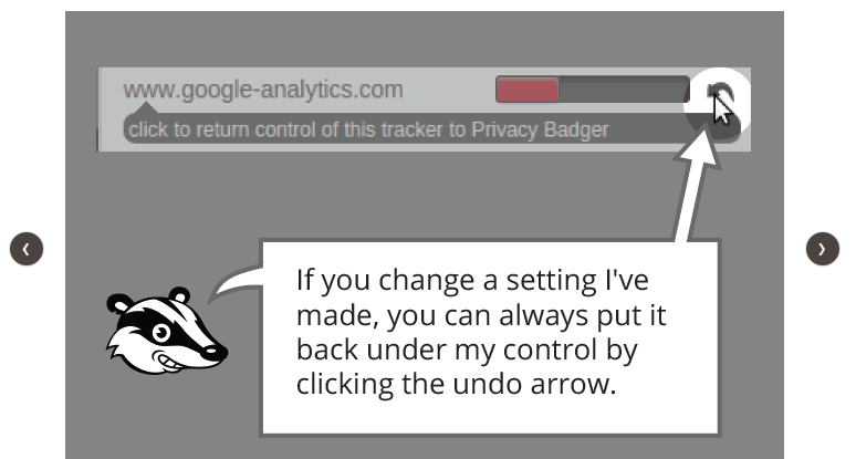 دستورالعمل های مربوط به حریم خصوصی Badger.