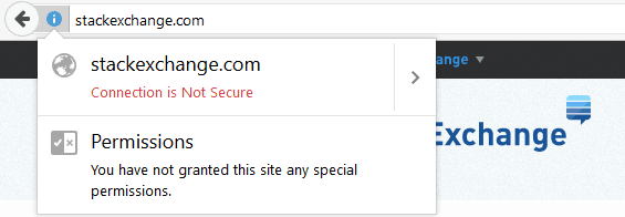 StackExchange Няма SSL