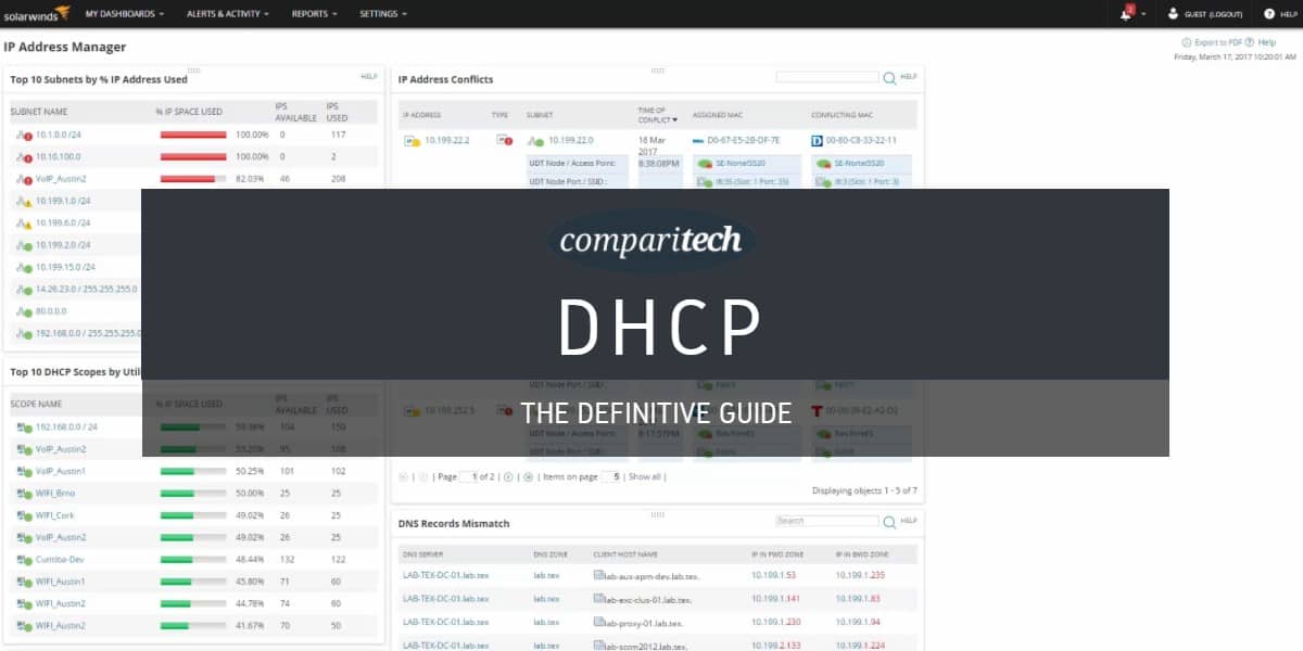 راهنمای قطعی DHCP به علاوه 10 بهترین DDI / IPAM