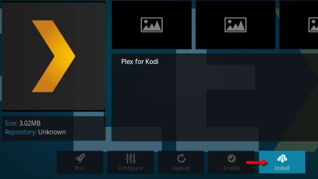 Plex Kodi Addon - نصب