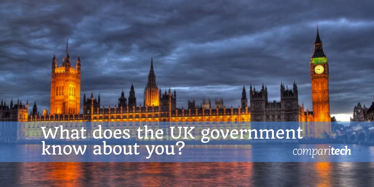 Какво знае правителството на Обединеното кралство за вас