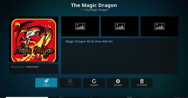 Kodi Magic Dragon Addon Main